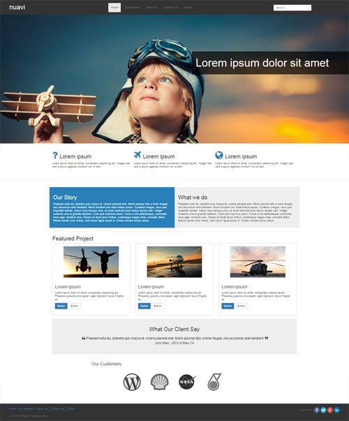 Nuavi – Aviation Service Website