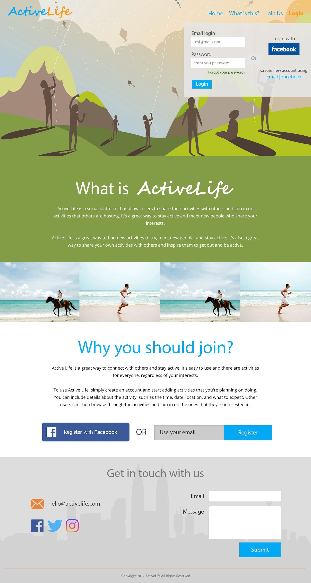 Active Life – Health Website