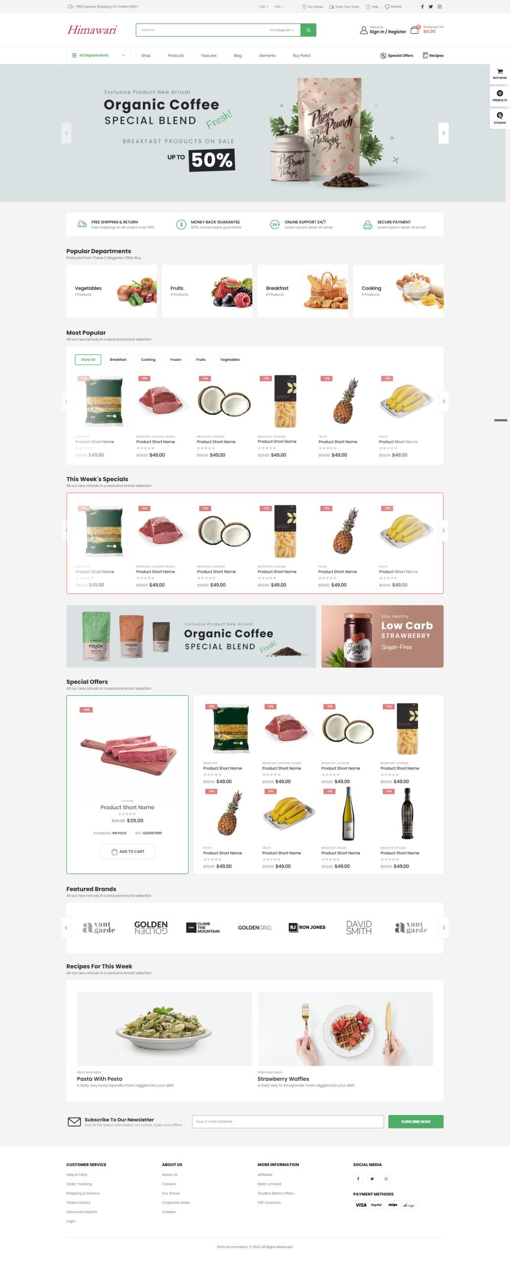Himawari – E-Commerce Website