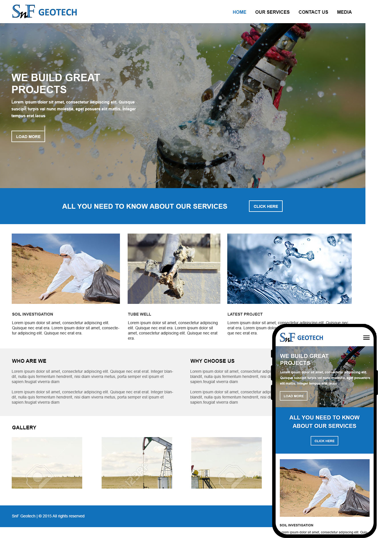 SNF GeoTech – Business Website